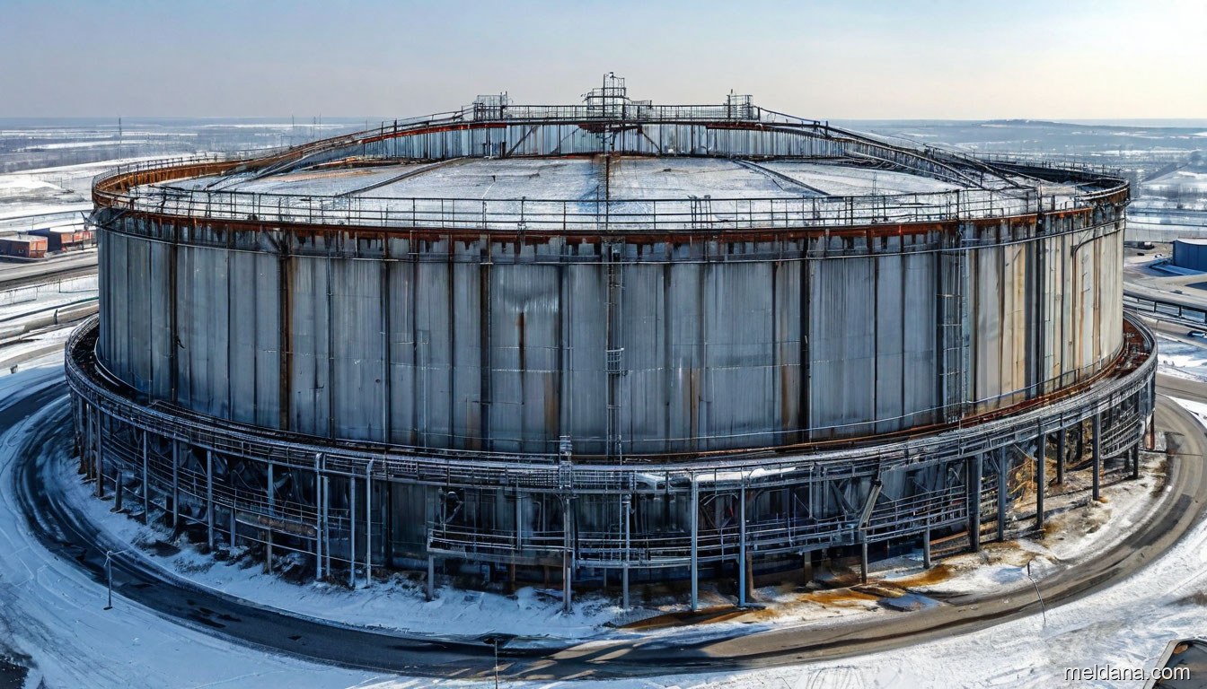 Антидроновая защита резервуара РВС-50000 Новосибирске — ЗОК ЗАСЛОН по СП 542